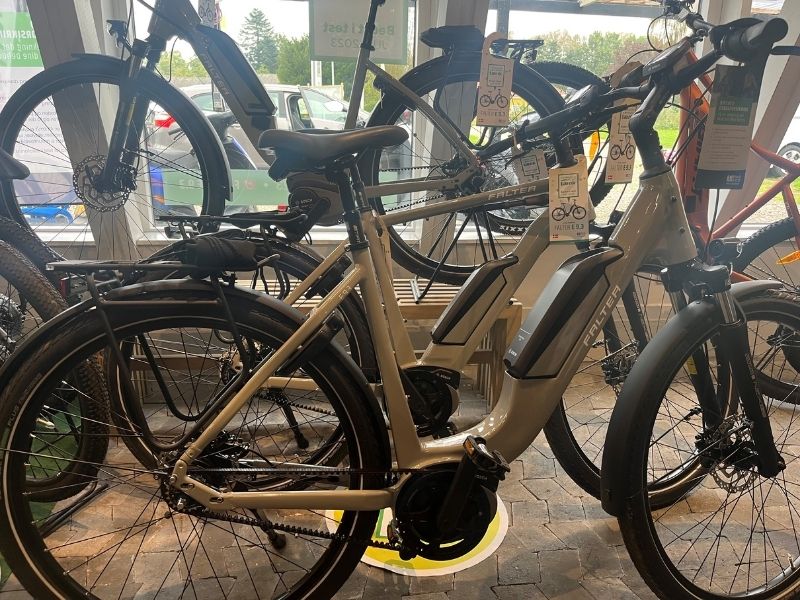 El-cykler i butikken